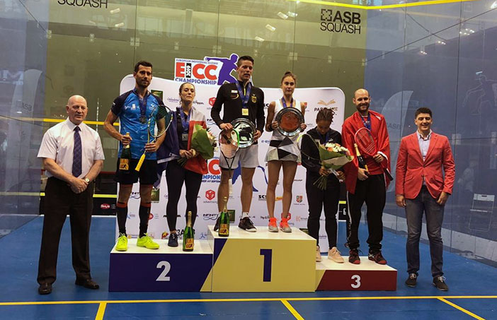 Borja Golan subcampión europeo de squash