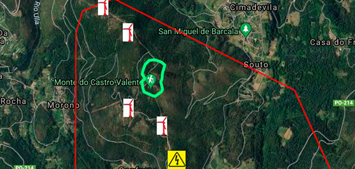 O TSXG suspende cautelarmente o parque eólico de Castro Valente